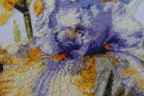 Siuvinėjimo kryželiu rinkinys „Vilkdalgiai“, 21×30 cm, kodas AAH-142
