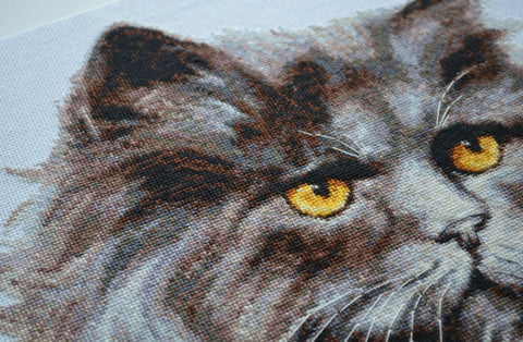Kryželiu siuvinėjimo rinkinys „Vakaro sargas“ paveikslui 33×26 cm, AAH-155 modelis