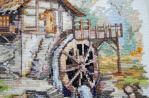 Siuvinėjimo kryželiu rinkinys „Vandens simfonija“ 22x22 cm, schema AAH-237