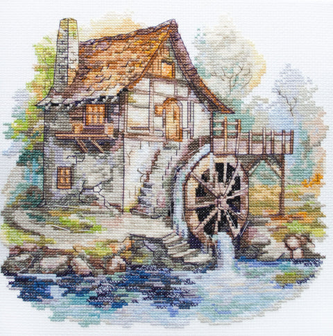 Siuvinėjimo kryželiu rinkinys „Vandens simfonija“ 22x22 cm, schema AAH-237