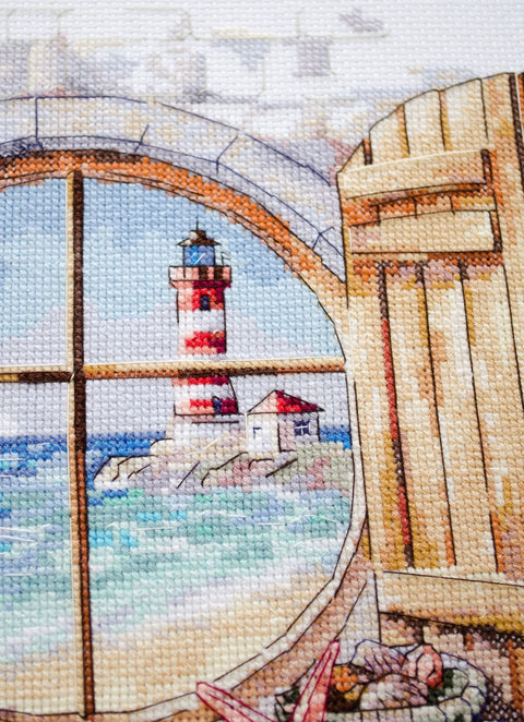 Siuvinėjimo kryželiu rinkinys „Vėjo šnabždesys“ 27×26 cm, kodas AAH-252