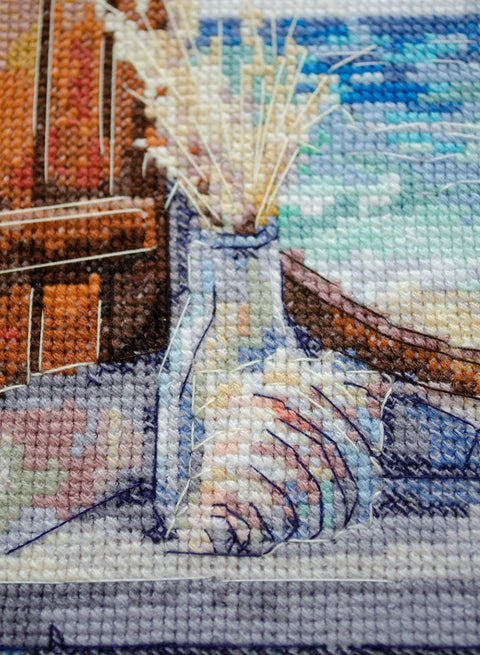 Siuvinėjimo kryželiu rinkinys „Vėjo šnabždesys“ 27×26 cm, kodas AAH-252