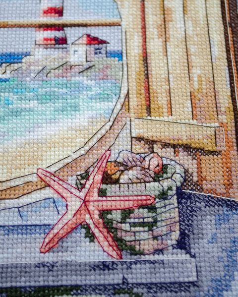 Siuvinėjimo kryželiu rinkinys „Vėjo šnabždesys“ 27×26 cm, kodas AAH-252