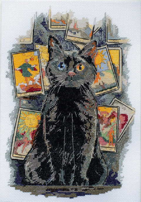 Siuvinėjimo kryželiu komplektas „Nuojauta“ iš Deco Scenes, 19×28 cm scenos motyvas