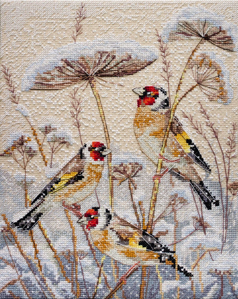 Siuvinėjimo kryželiu komplektas „Tyli pūga“, paveikslo schema 22x28 cm (AAH-263)