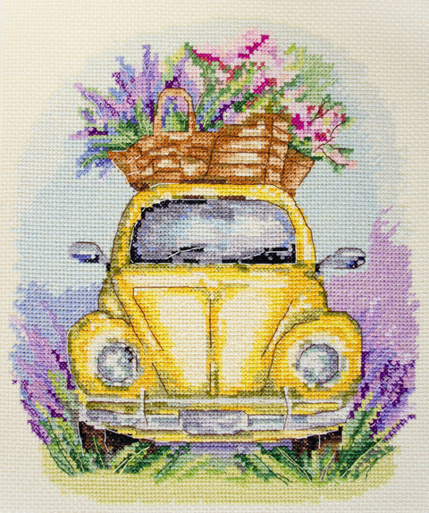 Siuvinėjimo kryželiu komplektas „Provanso nuotykiai“ 19×22 cm, schema AAH-276