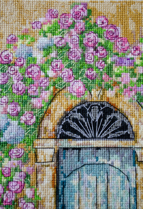 Siuvinėjimo kryželiu rinkinys „La Dolce Vita“ paveikslui 16x25 cm, AAH-294