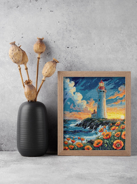 Siuvinėjimo kryželiu rinkinys „Tylios spalvos“ 23×26 cm (AAH-295)