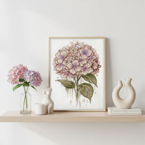 Siuvinėjimo kryželiu rinkinys „Trapi gėlė“ 19x27 cm, AAH-309 modelis