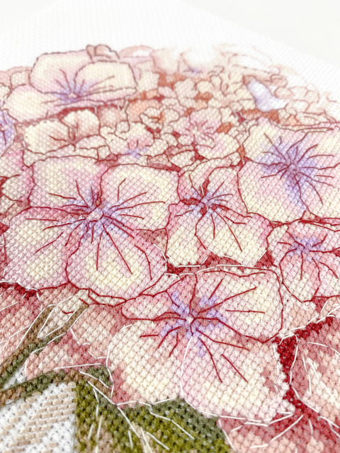 Siuvinėjimo kryželiu rinkinys „Trapi gėlė“ 19x27 cm, AAH-309 modelis