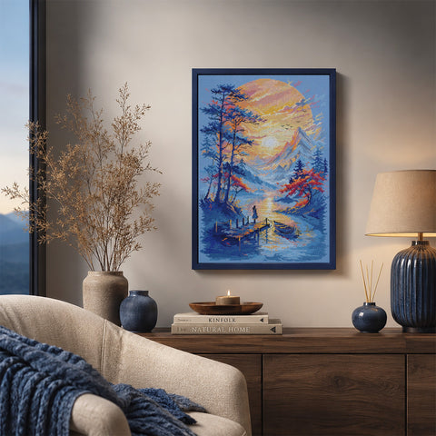 Siuvinėjimo kryželiu rinkinys „Vidinė ramybė“ 27 x 38 cm