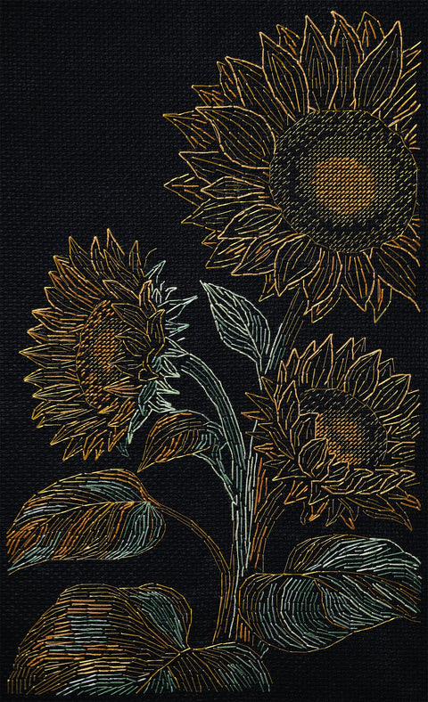 Siuvinėjimo kryželiu rinkinys „Spindesys tamsoje“ 18 x 30 cm