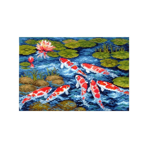 Siuvinėjimo rinkinys Andriana Koi Carps SANK-23 33x22cm - kaSiulai.lt