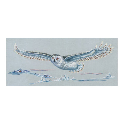 Siuvinėjimo rinkinys Andriana Polar Owl SANP-47 68x24cm - kaSiulai.lt