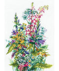 Siuvinėjimo rinkinys Andriana Wildflowers SANP-50 23x32cm - kaSiulai.lt