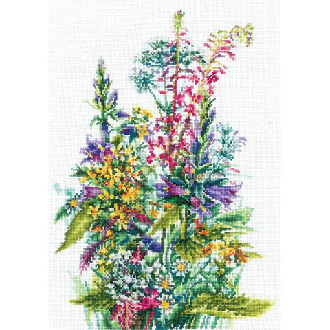 Siuvinėjimo rinkinys Andriana Wildflowers SANP-50 23x32cm - kaSiulai.lt