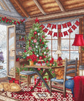 Siuvinėjimo rinkinys "Christmas Cabin" 43x29cm SLETIL8105 - 🧶kaSiulai.lt