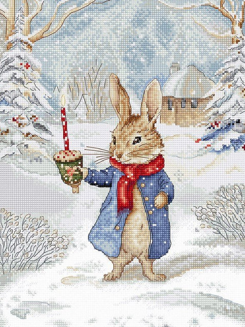 Siuvinėjimo rinkinys Christmas Caroling 21x27cm SLETIL9918 - 🧶kaSiulai.lt