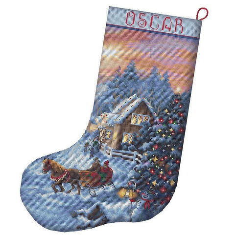 Siuvinėjimo rinkinys Christmas Eve Stocking SLETIL8011 - 🧶kaSiulai.lt