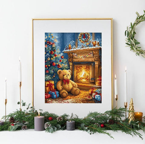 Siuvinėjimo rinkinys Christmas is coming 22x27cm SLETIL9920 - 🧶kaSiulai.lt