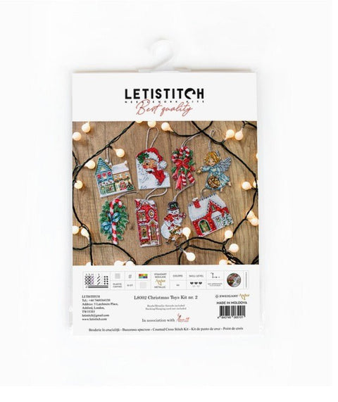 Siuvinėjimo rinkinys Christmas Toys Kit nr. 2 SLETIL8002 - 🧶kaSiulai.lt