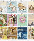 Siuvinėjimo rinkinys Counted "Doggy Calendar" 43x41cm SLETIL8086 - 🧶kaSiulai.lt