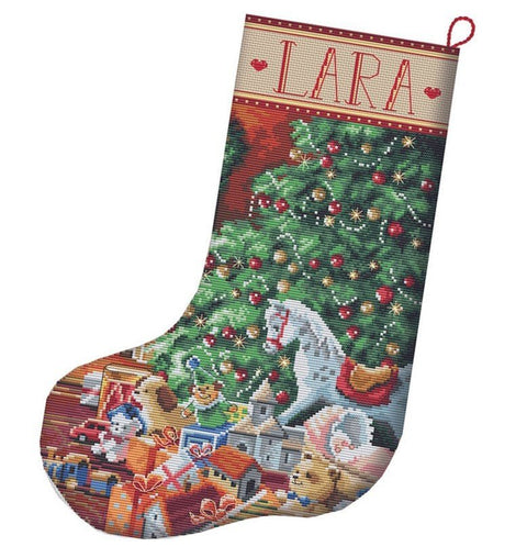 Siuvinėjimo rinkinys Cozy Christmas Stocking SLETIL8010 - 🧶kaSiulai.lt