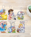 Siuvinėjimo rinkinys Easter Ornaments Kit of 8 pieces SLETIL8032 - 🧶kaSiulai.lt