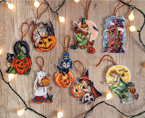 Siuvinėjimo rinkinys Halloween Toys Kit of 8 pieces SLETIL8008 - 🧶kaSiulai.lt