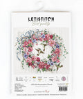 Siuvinėjimo rinkinys LetiStitch Hummingbird Wreath SLETI990 47x40cm - kaSiulai.lt