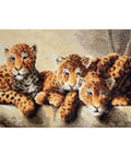 Siuvinėjimo rinkinys LetiStitch Leopards SLETI910 31x19cm - kaSiulai.lt