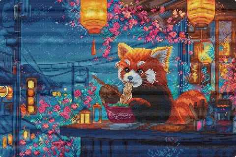 Siuvinėjimo kryželiu rinkinys „Vakarienė sutemose“ 35 x 23 cm