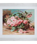 Siuvinėjimo rinkinys Luca-S Basket of Roses SG547 30x24cm - kaSiulai.lt