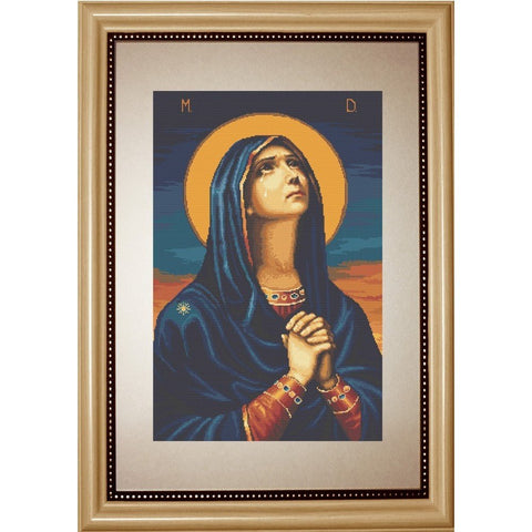 Siuvinėjimo rinkinys Luca-S “Joy to All the Afflicted” Icon of the Mother of God SB443 31x47cm - kaSiulai.lt