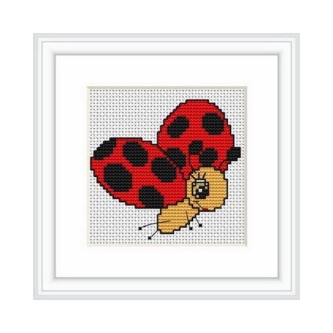 Siuvinėjimo rinkinys Luca-S Lady Bug SB063 8.5x8cm - kaSiulai.lt