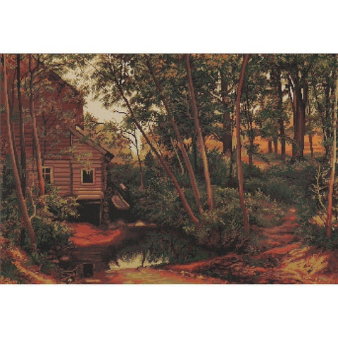 Siuvinėjimo rinkinys Luca-S Lanscape, reproduction of Shishkin SB456 49x34cm - kaSiulai.lt