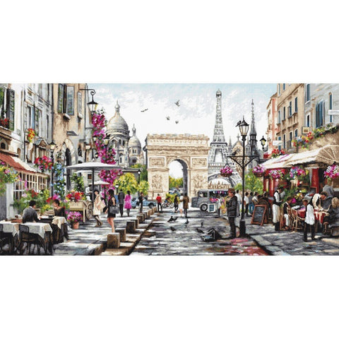 Siuvinėjimo rinkinys Luca-S Paris SB2382 64.5x32.5cm - kaSiulai.lt