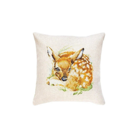 Siuvinėjimo rinkinys Luca-S Pillow Fawn SPB180 40x40cm - kaSiulai.lt