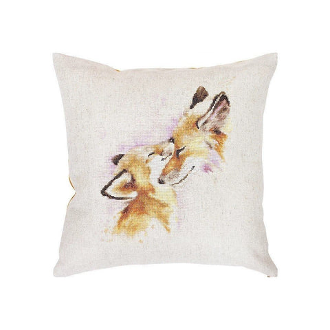 Siuvinėjimo rinkinys Luca-S Pillow Fox Family SPB163 40x40cm - kaSiulai.lt