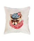 Siuvinėjimo rinkinys Luca-S Pillow Racoon in the Hat SPB157 40x40cm - kaSiulai.lt