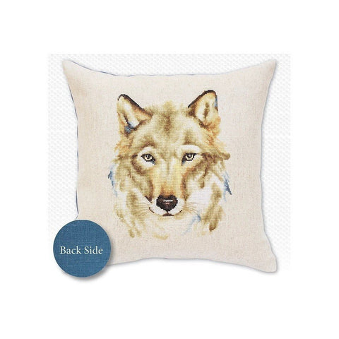 Siuvinėjimo rinkinys Luca-S Pillow - Wolf SPB164 40x40cm - kaSiulai.lt