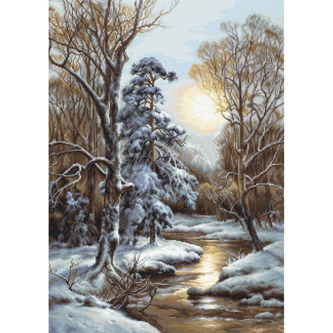 Siuvinėjimo rinkinys Luca-S Thaw SB596 32.5x46cm - kaSiulai.lt