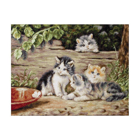 Siuvinėjimo rinkinys Luca-S The Cats SG556 23x18cm - kaSiulai.lt