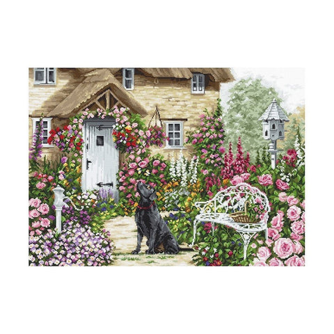 Siuvinėjimo rinkinys Luca-S The Cottage Garden SB2377 45x32cm - kaSiulai.lt