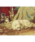 Siuvinėjimo rinkinys Luca-S The Dog and Cats SB582 42.5x32.5cm - kaSiulai.lt