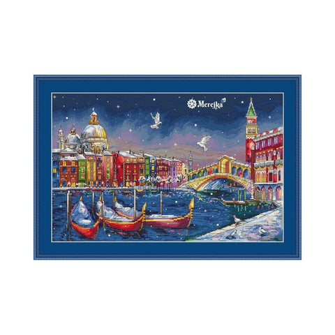 Siuvinėjimo rinkinys Merejka Holiday Venice SK29 27x40cm - kaSiulai.lt