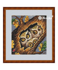 Siuvinėjimo rinkinys Merejka Owls SK32 16x18cm - kaSiulai.lt