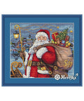 Siuvinėjimo rinkinys Merejka Santa is comming SK102 28x24cm - kaSiulai.lt