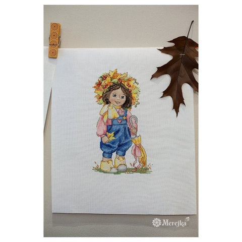 Siuvinėjimo rinkinys Merejka Spring Girl SK100 23x14cm - kaSiulai.lt