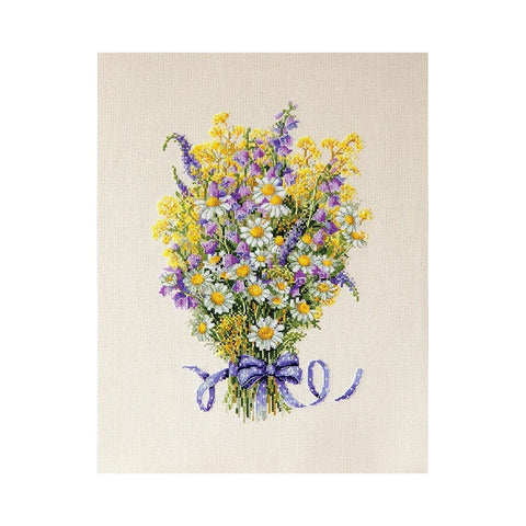 Siuvinėjimo rinkinys Merejka Summer Flowers SK72 21x29cm - kaSiulai.lt